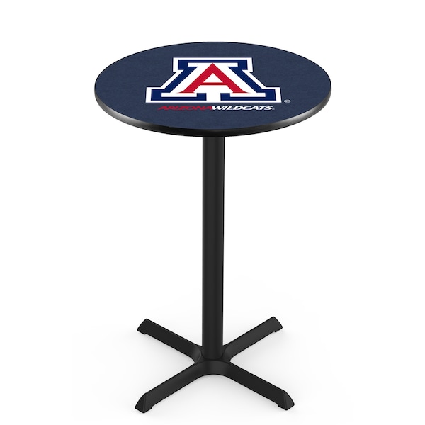 42" Blk Wrinkle Arizona Pub Table